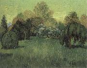 Vincent Van Gogh, The Poet-s Garden